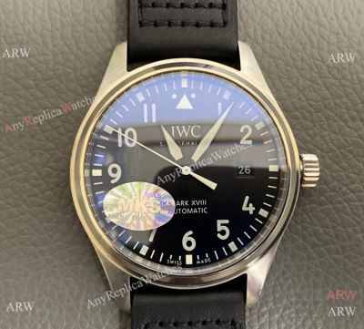 Swiss Copy IWC Mark XVIII Heritage IW327006 Watch Black Face 9015 Movement